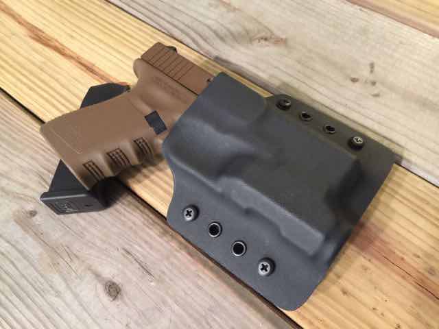(image for) Custom Light Bearing Holster - OWB Contour High Guard - Click Image to Close