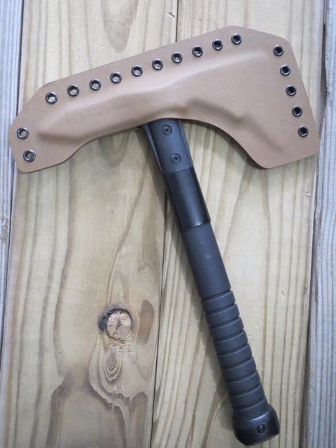(image for) SOG Voodoo Hawk Hand Axe with Straight Edge (F18-N) Sheath - Click Image to Close