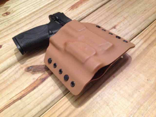 (image for) Custom Light Bearing Holster - OWB High Guard - Click Image to Close